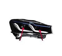 Feux de voiture compatibles avec BMW X3 F25, lentille de projecteur de phare LED 2010-2016 X4 F26, lampe frontale avant DRL, accessoires automobiles(For 2014-2017,Right Hand Drive)