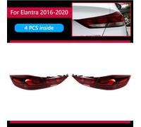 Feux de voiture pour Hyundai Elantra, montage de feux arrière à LED, matériau ABS durable, rouge