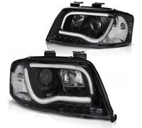 Feux Diurnes LED Design Pour Audi A6 4B 01-04 Noirs, Projecteurs Combo
