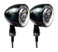 Feux du Signal De Virage Clignotants 3 LED Bullet en 1 1000 DF Clignotant Indicateur De Freinage Jour Virage(CX-TSL298B-BKCL-2)