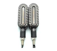 Feux du Signal De Virage pour Kwawsaki pour Z900 pour Ninja Feu Position Latéral Clignotant Moto Clignotants Lumières Lampes(Bleu)