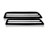 Feux latéraux Feu Position Latéral Pare-chocs Avant Et Arrière 2 Pièces Pour Ford Pour Mustang Pour Base GT Pour Shelby GT500 Pour Boss 302 2010 2011 2012 2013 2014 Clignotant Latéral(Rear White)