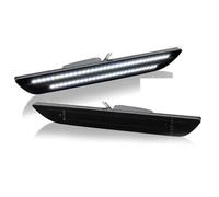 Feux latéraux pour auto Pour Ford Pour Mustang 2010 2011 2012 2013 2014 Voiture Arrière Pare-chocs LED Feu Position Latéral Lampe Clignotant Latéral (Color : Rear White)