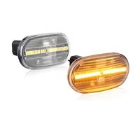 Feux Latéraux Pour Auto Pour Mazda Pour AZ Pour Tout-terrain Pour JM23W 2005 10-2012 04 Clignotant Latéral Dynamique À LED Indicateur Clignotant Répétiteur Lumière(2xDynamic Crystal)