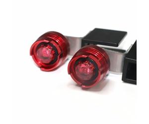 Feux LED Aluninio pour Panneau d'appui Scooter, Compatible Xiaomi 365 et 365/Pro, Pile Bouton