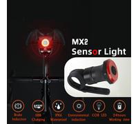 Feux Led De Scooter, Lampe De Vélo À Induction Intelligente, Charge Usb, Feu Arrière De Vélo, Kit D'outils Portable