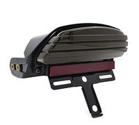 Feux LED Moto Moto Tri-Bar Fender Arrière LED Feu arrière pour DYNA Fat BOB BOB Softail FXSTB FXSTC FXSTC FXSTS FLSTSB 2006-Plus Tard Plus Tard (Couleur : Smoke)