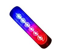 Feux LED pour les Camions - Lumière Stroboscopique 6-LED Brillante - Fournitures Automobiles Pour Travaux D'urgence Autoroutiers Motos Personnelles Chasse-Neige Ambulance Camping-Car