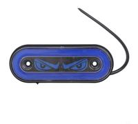 Feux Marker LED Œil pour diable pour Moto pour camion Feux Marker(blue) | Haute pour luminosité, sécurité accrue, conditions faible pour lumière, compatible 12V 24V, longue durée vie