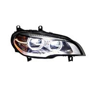 Feux phares Pour BMW Pour X5 E70 2007-2013 Voiture Lumières LED Auto Phare Assemblage Lentille Mettre En Évidence Signal Lampe Phares Un Ensemble Couverture Verre Couvercle Abat-Jour(2007-2010)
