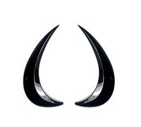 Feux Phares pour VW pour Beetle 2012 2013 2014 2015 2016 2017 2018 Carbone Phare Sourcil Garniture Couverture Tête Lampe Lumière Paupières Cils Autocollant (Couleur : Gloss Black)