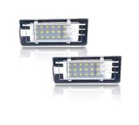 Feux Plaque Immatriculation Lumière Plaque D'immatriculation LED Étanche Pour Dacia Pour Duster 2010 12V Mise À Niveau Lampe Numéro Remplacement 1 Paire