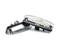 Feux Plaque Immatriculation Pour Toyota Pour Prius Pour Yaris Pour Camry Lampe Plaque D'immatriculation 2 Pièces Lumière D'immatriculation LED Blanche