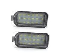 Feux Plaque LED pour Jaguar XF X250 XJ X351 Remplacement Automatique des Lampes De Plaque D'immatriculation Arrière 1 Paire Feux Plaque À LED Blancs sans Erreur Feux Plaque