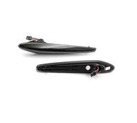 Feux Position Latéraux Pour Alfa Pour Romeo 159 2005-2012 Flash Séquentiels | Feux de position latéraux avant de voiture à LED ambre Clignotants(Smoked Lens)