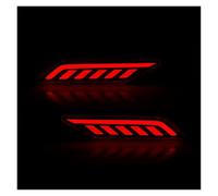 Feux Réflecteur Pare-Chocs Pour Mitsubishi Pour Pajero Pour Shogun Pour Montero 2019 - 2021 Clignotants Dynamiques Feux De Freinage Et De Circulation Diurne Feu Anti-brouillard Arrière(Pattern C)