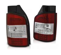 Feux Stop/Arrière LED Tuning Tec Pour VW T5 GP Facelift 09-15 Rouge/Chrom