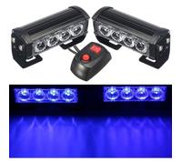 Feux stroboscopiques, 2 pièces, une à deux LED, feux d'avertissement stroboscopiques d'urgence, feux d'avertissement clignoP304