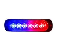 Feux Stroboscopiques pour Camions - Feu d'Avertissement à 6 LED - Fournitures Automobiles Pour Travaux D'urgence Autoroutiers Motos Personnelles Chasse-Neige Ambulance Camping-Car