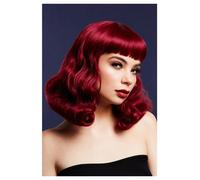 Fever Bettie Perruque Avec Court Frange Prune 1950s Déguisement Glamour