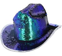Fever - Chapeau de cowboy "Deluxe" pour homme/femme unie SM1524 (Taille unique) (Vert/Bleu)