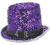 Fever - Chapeau haut de forme "Deluxe" SM1587 (Taille unique) (Violet)