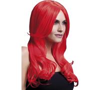 Fever - Perruque "Khloe" pour femme SM2010 (Taille unique) (Rouge fluo)
