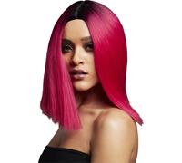 Fever - Perruque "Kylie" pour femme SM1258 (Taille unique) (Rose magenta)