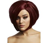 Fever - Perruque "Savanna" pour femme SM1503 (Taille unique) (Rouge profond)