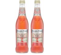 FEVER-TREE - 8 Bouteilles de 500 ml de soda GRAPEFRUIT-boisson pétillante aux notes fruitées élaborée à base d'eau de source et de jus de pamplemousse- Pour des cocktails d'exception (Lot de 2)