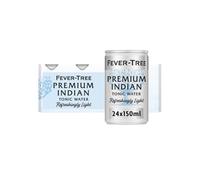 Fever-Tree Eau tonique indienne rafraîchissante et légère, 150 ml, 8 paquets (lot de 3) (total de 24 canettes)