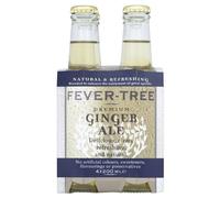 Fever Tree Ginger Ale 4 x 200 ml (Pack of 3, Total 12 Bottles)