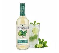 Fever-Tree Mélange de mojito classique, citron vert véritable et menthe | Fabriqué avec des citrons verts mexicains et de menthe marocaine. Il suffit d'ajouter du soda club et du rhum pour un mojito