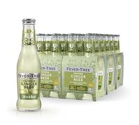 Fever-Tree Premium Ginger Beer, 6.8 Ounce Glass Bottles (Pack of 24) | Brassé avec un mélange de trois gingembre de Côte d'Ivoire, du Nigéria, et de Cochin, en Inde pour un caractère audacieux et