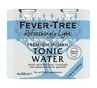 Fever-Tree Refreshingly Light - Eau tonique indienne de qualité supérieure - 4 x 150 ml