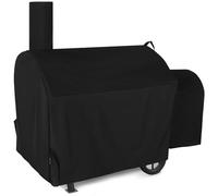 FEVERCOVER Housse de barbecue pour fumoir décalé Oklahoma Joe's Highland, très résistante, imperméable et durable, noir