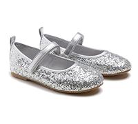 Feversole Kids Filles Mary Jane Strap Chaussures Plates Ballerines Princesse Chaussures Plates Chaussures d'école Plates À Bride