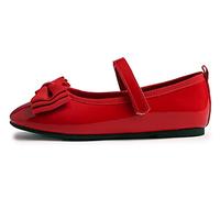 Feversole Kids Filles Mary Jane Strap Chaussures Plates Ballerines Princesse Chaussures Plates Chaussures d'école Plates À Bride
