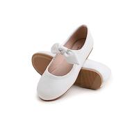 Feversole Kids Filles Mary Jane Strap Chaussures Plates Ballerines Princesse Chaussures Plates Chaussures d'école Plates À Bride