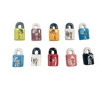 Fèves Cadenas Gourmands Multicolores, Collection de 10 Pièces, Fèves pour Galette des Rois, Epiphanie