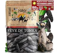 Fèves Tonka du Brésil 100 Gr, Délicieuse Fève Tonka 100% Naturelles, Gourmet Cuisine Pâtisserie Smoothie, NABÜR