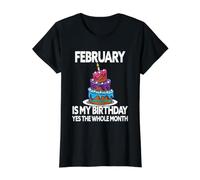 Février est Mon Anniversaire - Oui, Tout Le Mois - février T-Shirt Graphique avec Valeur