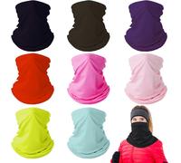 Few-8pcs Multifonction Bandanas, Cache Cou Homme Elastique Tube Bandeaux Couvre-Chef, Uv Résidence, Sans Coutures Echarpe Pour Femme Homme, Bandana De Sport Pour L'équitation En Plein Air