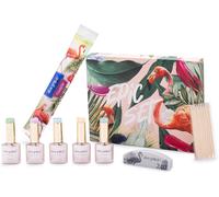 Few-Aba Group Hot Summer Nails Kit Vernis Semi Permanent - Vernis Semi Permanent Set 8 - Kit Manucure Semi Permanent Professionnelle - Polissoir A Ongle - Limes A Ongles - Kit Ongle Uv Complet