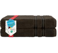 Few-Badetücher 70x140 Cm, Extra Weich Und Saugfähig 100% Baumwolle, 2-Teiliges Leichtes Und Langlebiges Badetuch, Perfekt Für Bad, Spa Und Fitnessstudio, Braun
