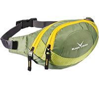 Few-Black Crevice Sac Ceinture I Sac Banane Hommes & Femmes I Ceinture Réglable I Dos Rembourré I Sac Ceinture Avec 2 Poches À Fermeture Éclair I Sac Banane Sport En 4 Couleurs