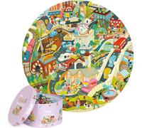 FEW-Boppi Puzzle de 150 pièces en carton 100 % recyclé - pour enfants âgés de 5 à 8 ans - la vie en ville