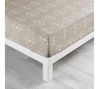 Few-Douceur D'intérieur, Drap Housse (90 X 190 Cm) Aristide Naturel, 100% Coton