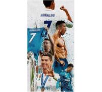 Few-Football Stars Serviette De Plage,Serviette De Plage Ronal-Do,Serviettes De Plage Homme Et Femme,Serviettes De Bain Microfibre,Cadeau Pour Fans,70x140cm