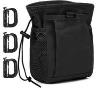 Few-Molle Sac Tactique Molle Avec Cordon De Serrage Petit Sac De Rangement Portable Avec 3 Crochets Pour L'extérieur, La Randonnée, La Chasse, Le Camping, L'entraînement